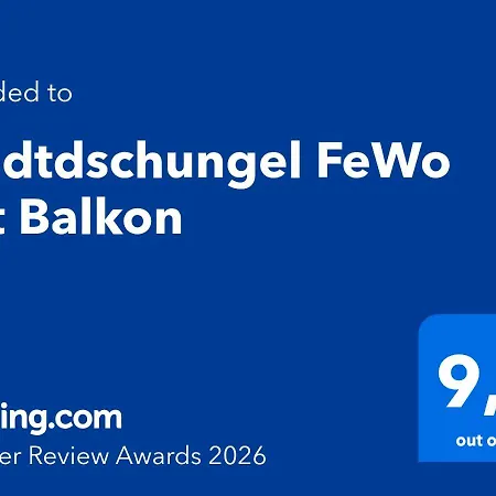 Stadtdschungel Mit Balkon Apartament *